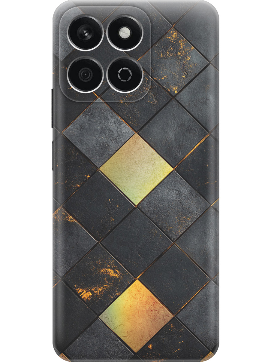 Силиконовый чехол на Honor X7C с принтом "Черно-золотая плитка", Прозрачный;золотистый;черный, 786720532
Силиконовый чехол на Honor X7C с принтом "Черно-золотая плитка", Прозрачный;золотистый;черный, 786720532