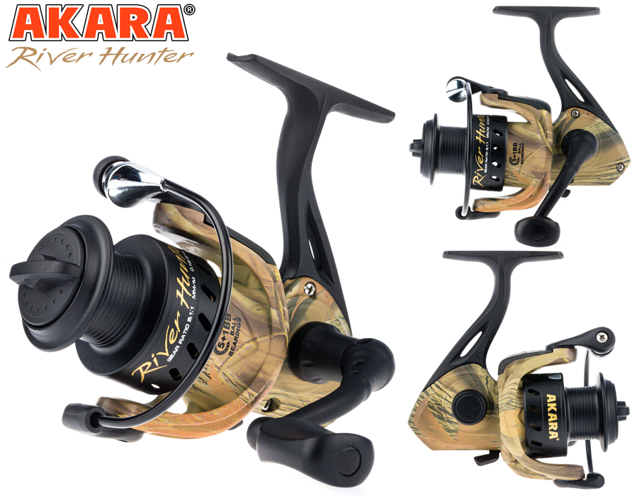 Катушка безынерционная Akara River Hunter 3000 5+1 bb, Катушка безынерционная Akara River Hunter
Катушка безынерционная Akara River Hunter 3000 5+1 bb, Катушка безынерционная Akara River Hunter