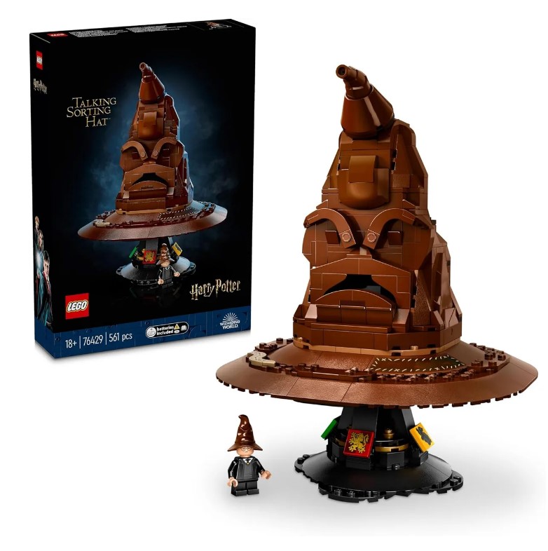 Конструктор Lego Harry Potter 2024, Говорящая распределяющая шляпа, 561 деталь, 76429, 76429
Конструктор Lego Harry Potter 2024, Говорящая распределяющая шляпа, 561 деталь, 76429, 76429
