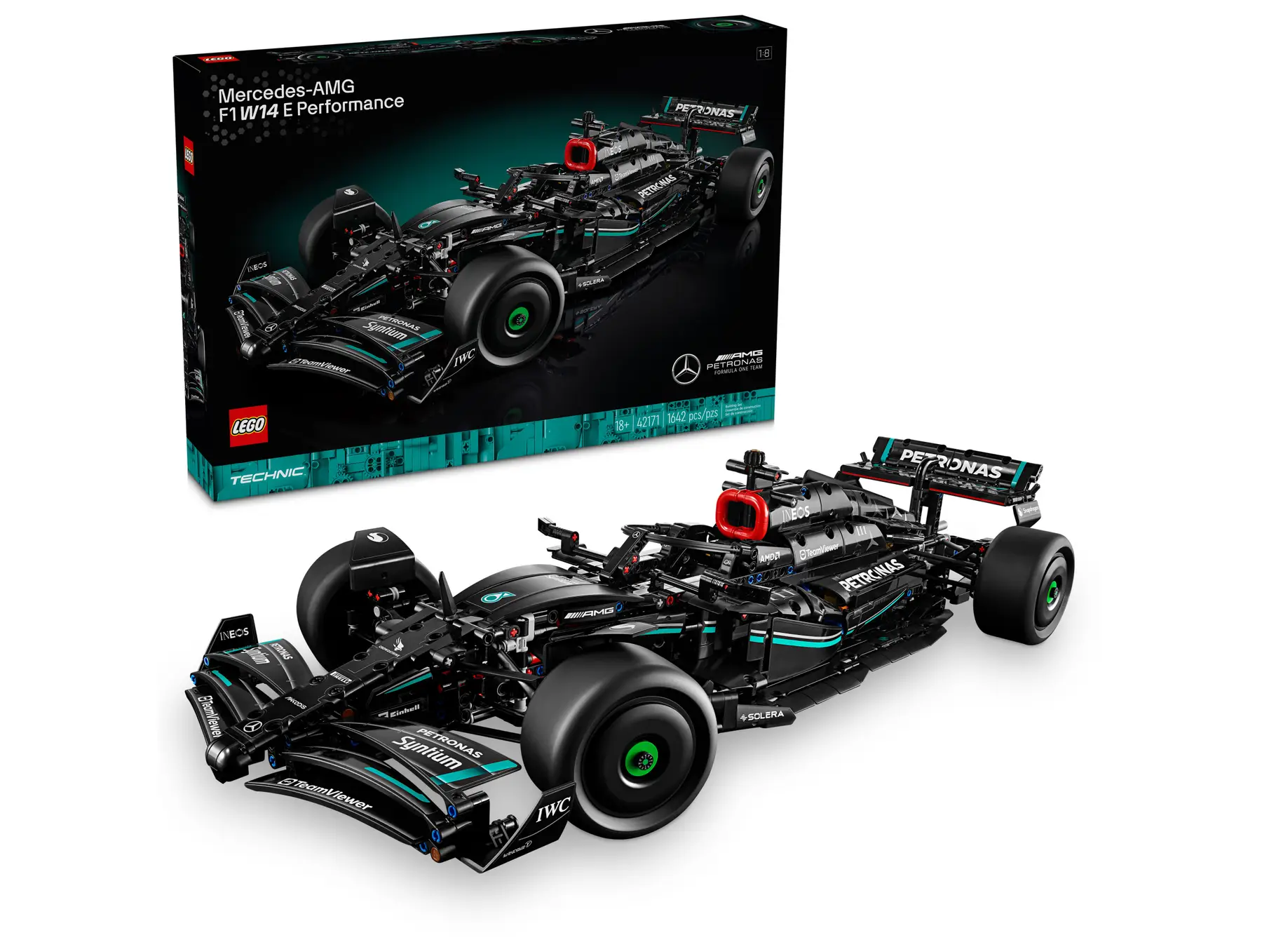 Конструктор Lego Technic Гоночная машина Mercedes-AMG F1 W14 E Performance, 42171, 42171
Конструктор Lego Technic Гоночная машина Mercedes-AMG F1 W14 E Performance, 42171, 42171