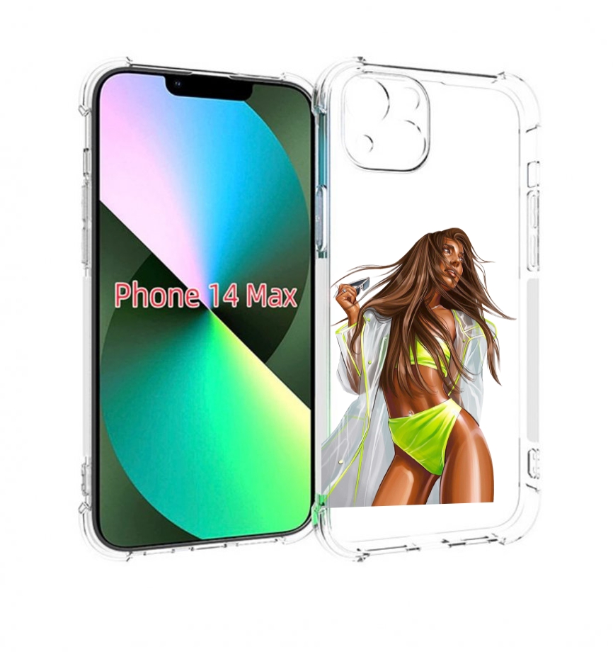 Чехол MyPads девушка-модель-мулатка для iPhone 14 Plus (6.7), Прозрачный, Tocco 
Чехол MyPads девушка-модель-мулатка для iPhone 14 Plus (6.7), Прозрачный, Tocco
