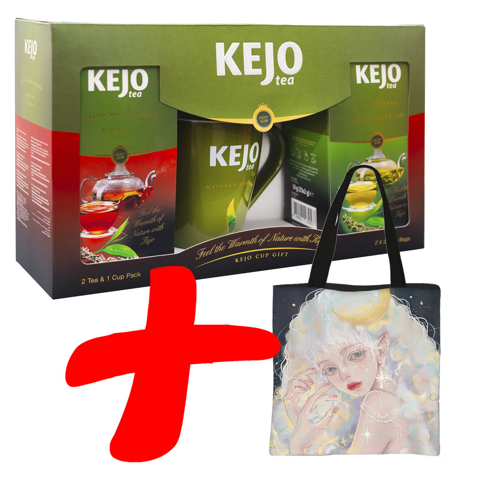 Подарочный набор KEJOfoods Черный и зеленый чай 50 пакетиков, кружка, сумка шоппер Эльф
Подарочный набор KEJOfoods Черный и зеленый чай 50 пакетиков, кружка, сумка шоппер Эльф
