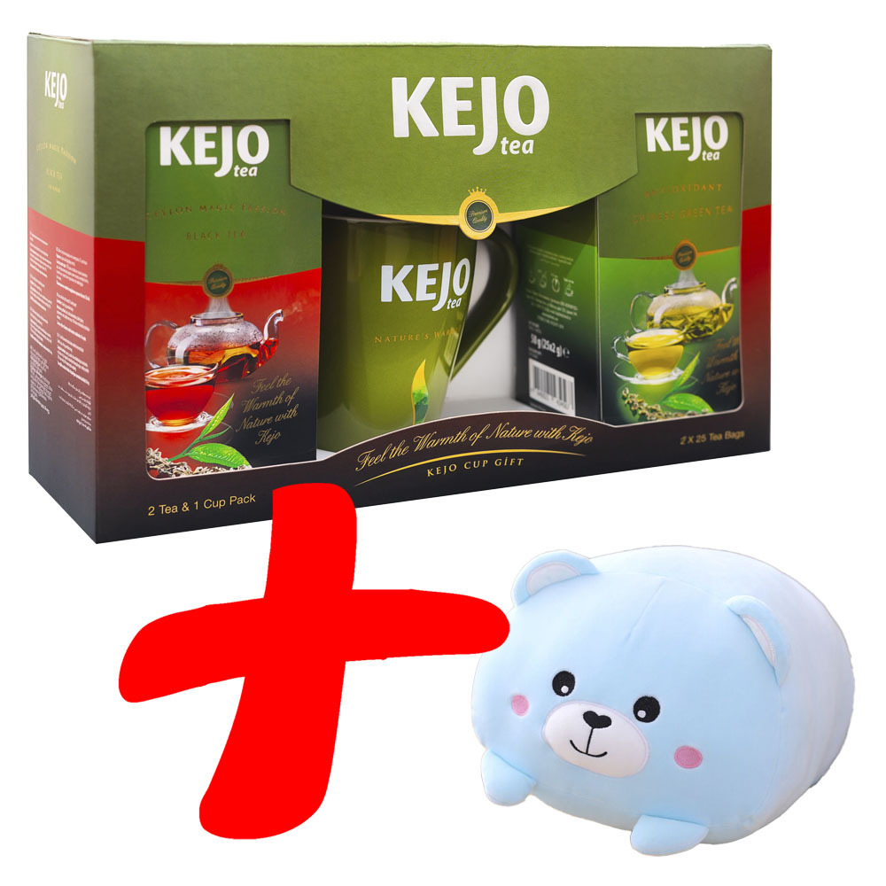 Подарочный набор KEJOfoods Черный и зеленый чай 50 пакетиков, кружка, игрушка Мишка
Подарочный набор KEJOfoods Черный и зеленый чай 50 пакетиков, кружка, игрушка Мишка