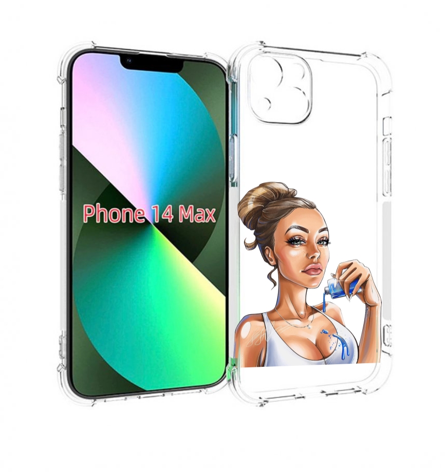 Чехол MyPads девушка-пролила-краску женский для iPhone 14 Plus (6.7), Прозрачный, Tocco
Чехол MyPads девушка-пролила-краску женский для iPhone 14 Plus (6.7), Прозрачный, Tocco