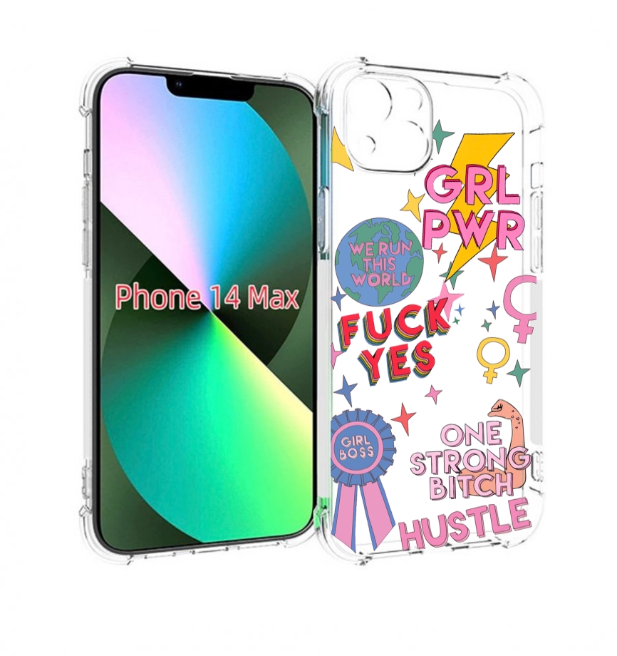 Чехол MyPads девушки-боссы женский для iPhone 14 Plus (6.7), Прозрачный, Tocco
Чехол MyPads девушки-боссы женский для iPhone 14 Plus (6.7), Прозрачный, Tocco