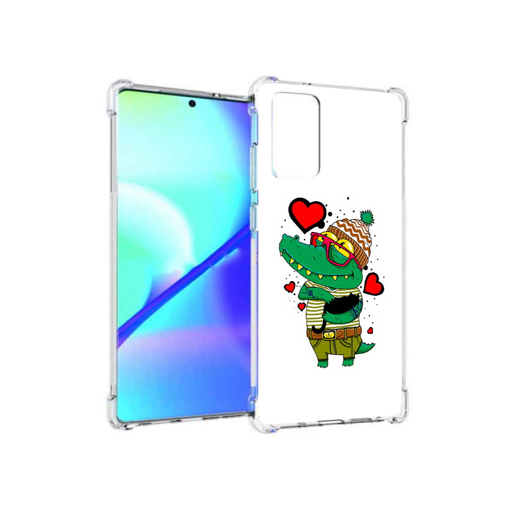 Чехол MyPads Tocco для Samsung Galaxy Note 20 Влюбленный крокодил (PT152536.527.48), Прозрачный, Tocco
Чехол MyPads Tocco для Samsung Galaxy Note 20 Влюбленный крокодил (PT152536.527.48), Прозрачный, Tocco