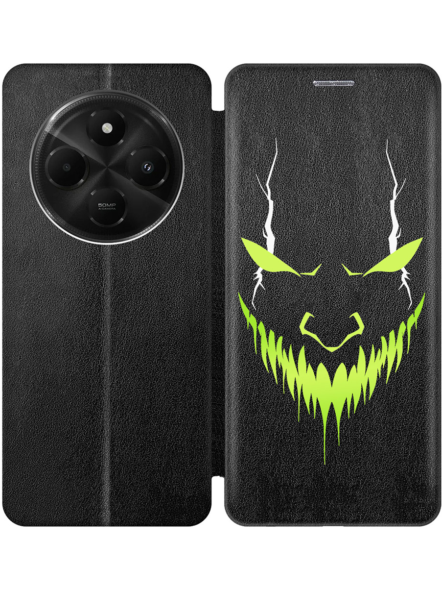Чехол-книжка на Xiaomi Redmi 14C, Poco C75 с принтом "Evil Face" черный, Черный;белый;зеленый, 786715751
Чехол-книжка на Xiaomi Redmi 14C, Poco C75 с принтом "Evil Face" черный, Черный;белый;зеленый, 786715751