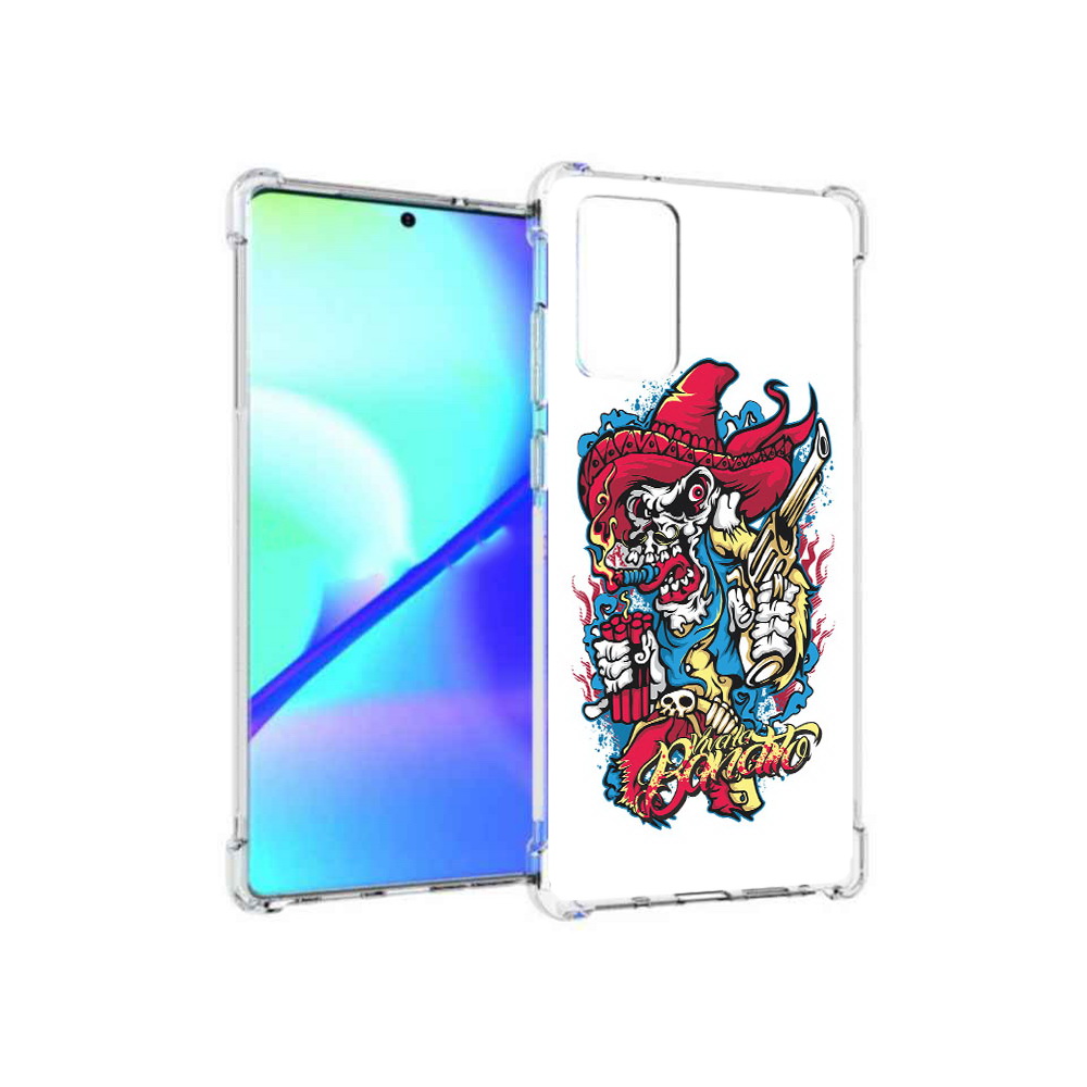Чехол MyPads Tocco для Samsung Galaxy Note 20 нарисованный скелет с писталетом, Прозрачный, Tocco
Чехол MyPads Tocco для Samsung Galaxy Note 20 нарисованный скелет с писталетом, Прозрачный, Tocco