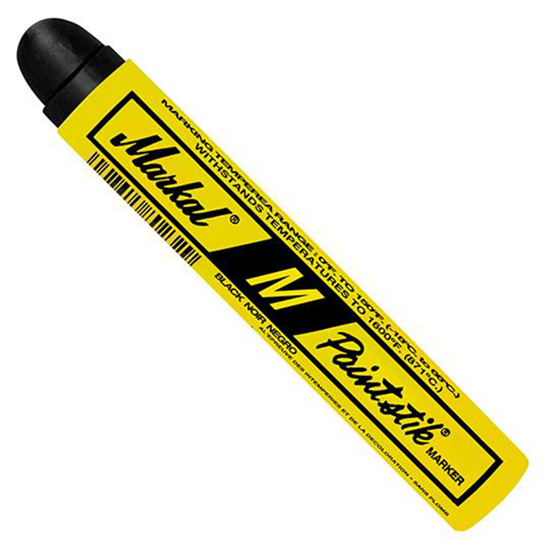 Markal Твердый маркер-краска Markal M Paintstik термостойкий, до +871°C, 17 мм Черный
Markal Твердый маркер-краска Markal M Paintstik термостойкий, до +871°C, 17 мм Черный