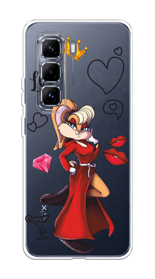 Чехол на Infinix Hot 50 Pro Plus Rich Lola Bunny, Красный;бежевый;оранжевый, 3107050-1
Чехол на Infinix Hot 50 Pro Plus Rich Lola Bunny, Красный;бежевый;оранжевый, 3107050-1