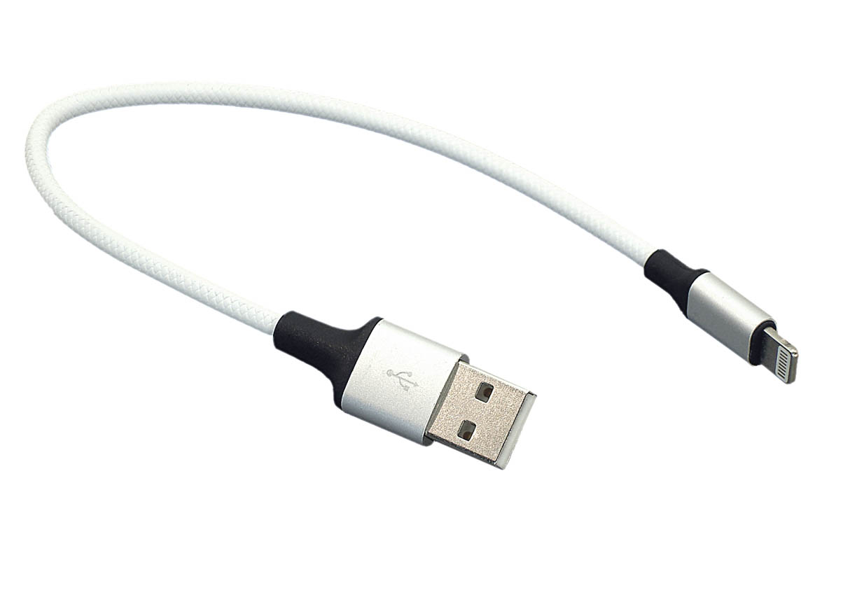 Кабель для зарядки Apple Lightning 8Pin OEMкороткий, 25 см, белый
Кабель для зарядки Apple Lightning 8Pin OEMкороткий, 25 см, белый