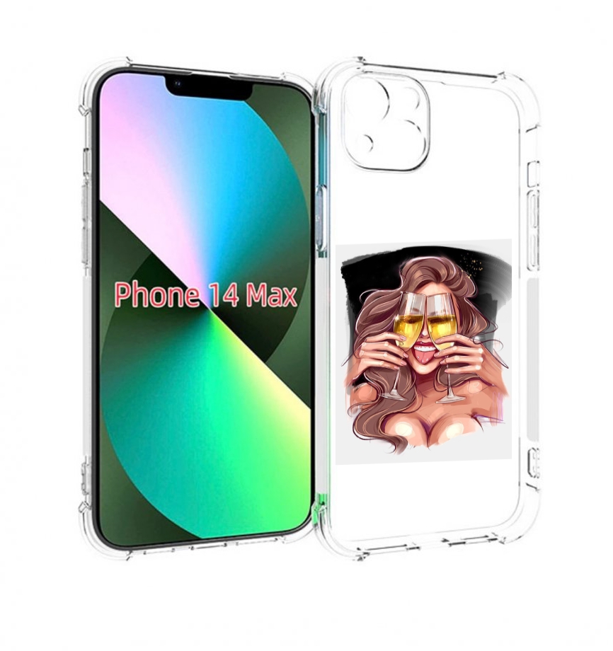 Чехол MyPads любительница-шампанского-модель женский для iPhone 14 Plus (6.7), Прозрачный, Tocco
Чехол MyPads любительница-шампанского-модель женский для iPhone 14 Plus (6.7), Прозрачный, Tocco