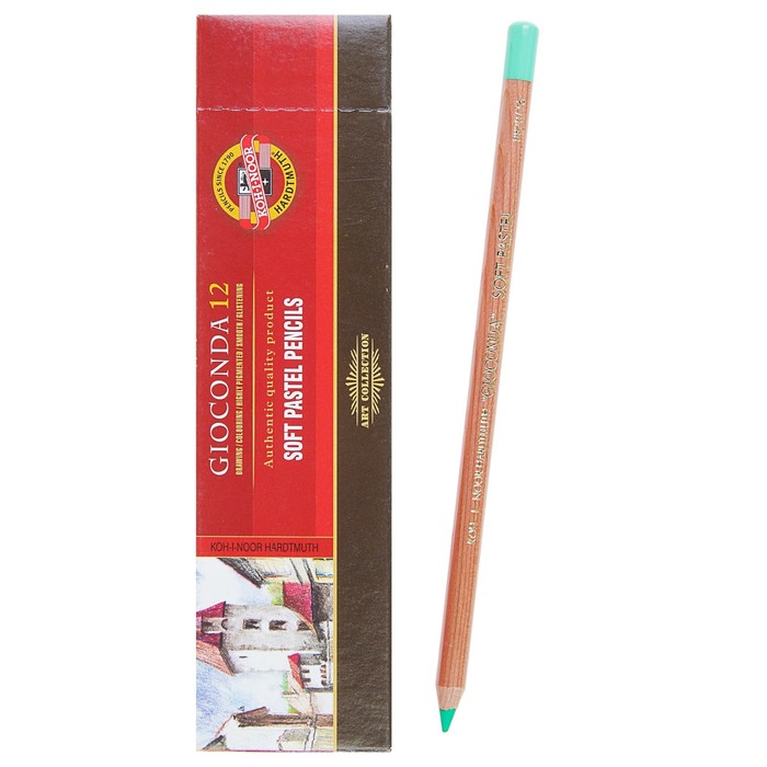 Пастель сухая в карандаше Koh-I-Noor GIOCONDA 8820/16 Soft Pastel светло-зелёный 12 шт, Зеленый
Пастель сухая в карандаше Koh-I-Noor GIOCONDA 8820/16 Soft Pastel светло-зелёный 12 шт, Зеленый