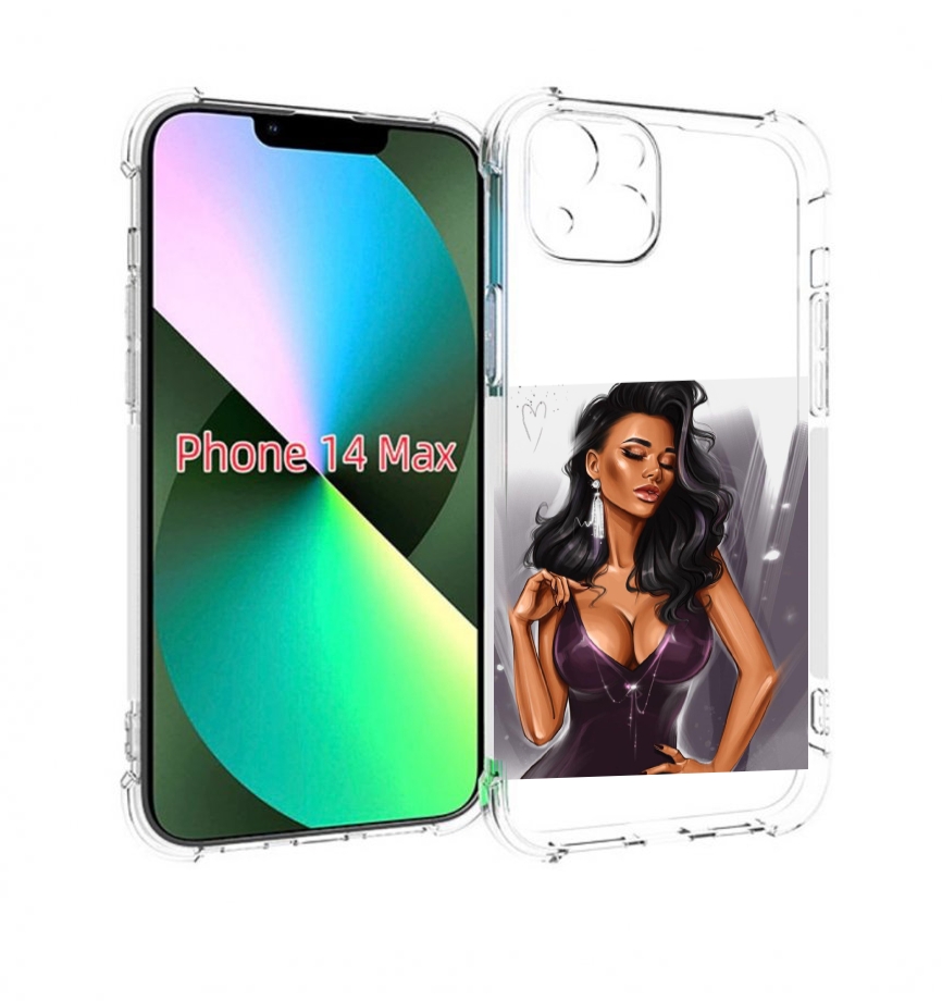 Чехол MyPads нарисованная-девушка-в-фиолетовом-платье женский для iPhone 14 Plus (6.7), Прозрачный, Tocco
Чехол MyPads нарисованная-девушка-в-фиолетовом-платье женский для iPhone 14 Plus (6.7), Прозрачный, Tocco