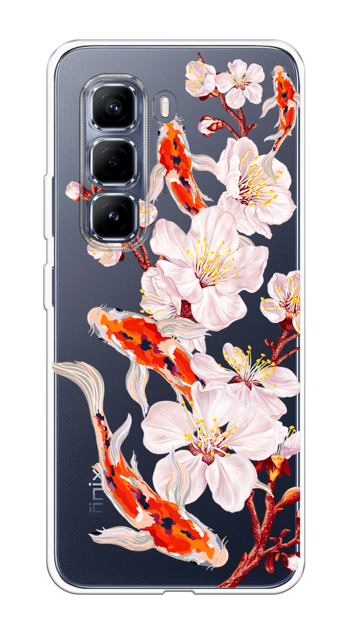 Чехол на Infinix Hot 50 Pro "Карпы и сакура", Оранжевый;розовый;бежевый;прозрачный, 3106950-1
Чехол на Infinix Hot 50 Pro "Карпы и сакура", Оранжевый;розовый;бежевый;прозрачный, 3106950-1