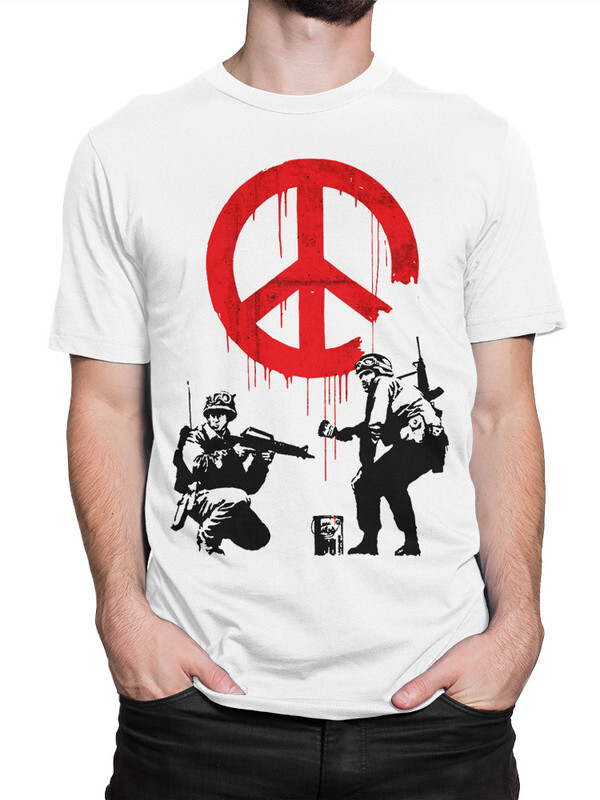 Футболка мужская Dream Shirts Бэнкси - Война и Мир белая S, Белый, Бэнкси - Война и Мир
Футболка мужская Dream Shirts Бэнкси - Война и Мир белая S, Белый, Бэнкси - Война и Мир