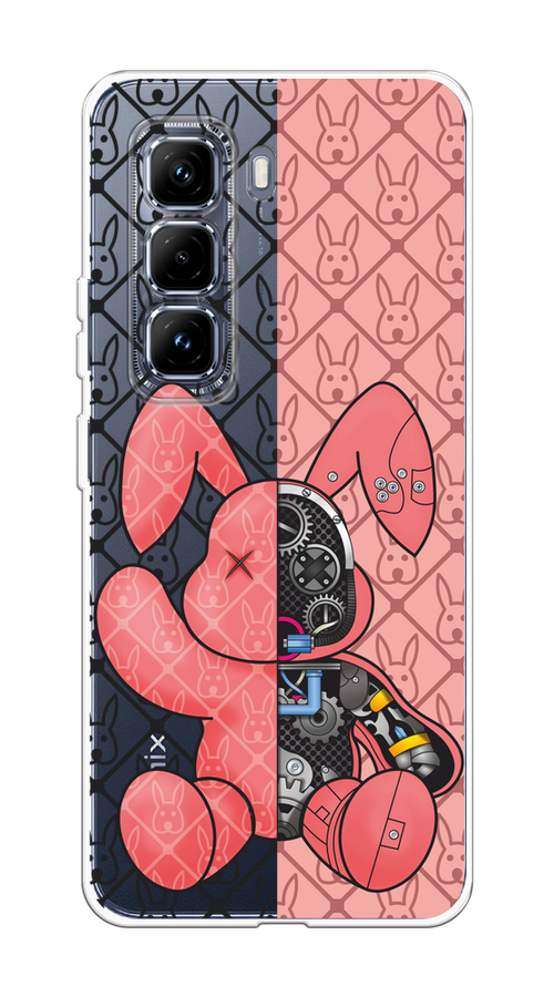 Чехол на Infinix Hot 50 Pro Plus "Киборг-заяц розовый", Розовый;прозрачный;черный, 3107050-1
Чехол на Infinix Hot 50 Pro Plus "Киборг-заяц розовый", Розовый;прозрачный;черный, 3107050-1