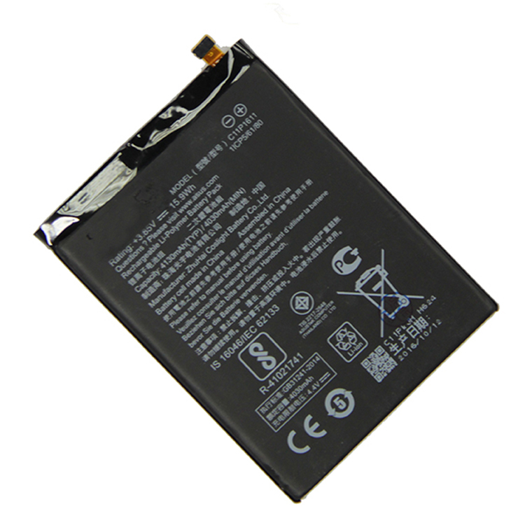 фото Аккумуляторная батарея для asus zenfone 3 max (zc520tl) (c11p1611) 4130 mah promise mobile