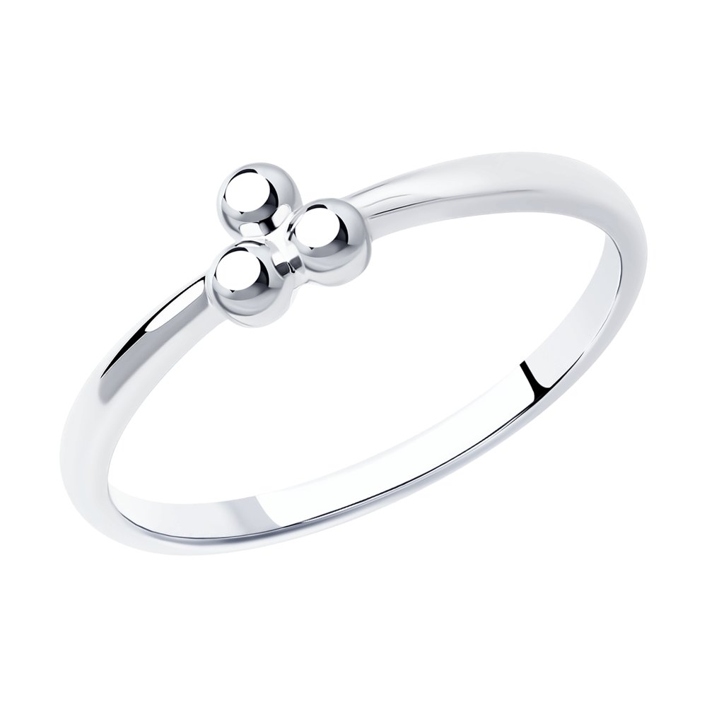 фото Кольцо женское sklv 94013301 из серебра, р. 17.5 sokolov