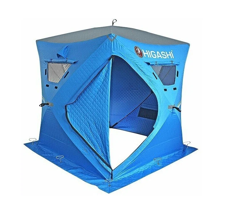 Палатка зимняя Higashi Comfort Pro утепленная 1,8*1,8*2,0м., NYLON 300D THERMAL, 3-местн., Синий, Comfort Pro
Палатка зимняя Higashi Comfort Pro утепленная 1,8*1,8*2,0м., NYLON 300D THERMAL, 3-местн., Синий, Comfort Pro