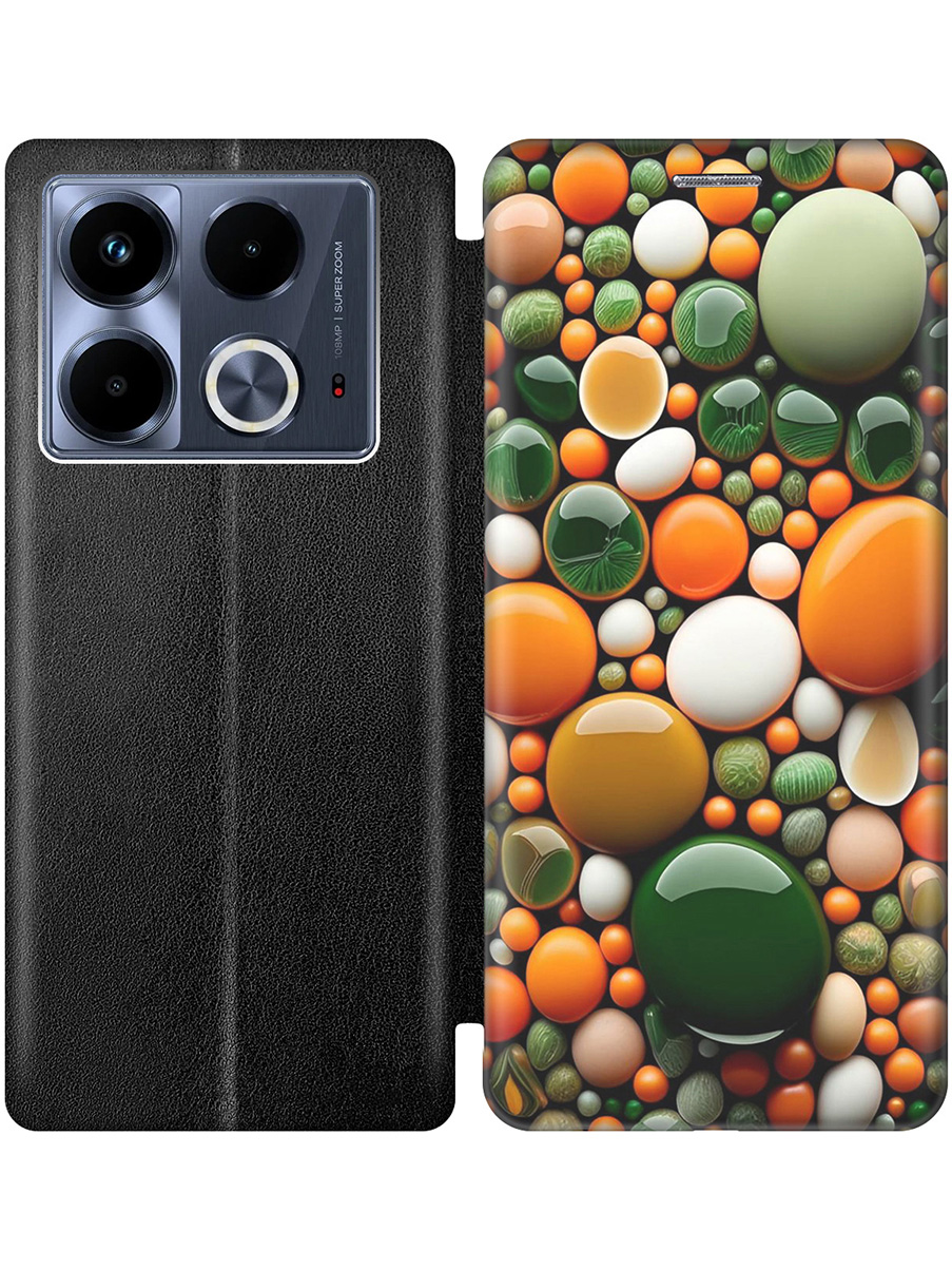 Чехол-книжка на Infinix Note 40 с принтом "Оранжевые и зеленые камушки" черный, Черный;оранжевый;зеленый, 782626441
Чехол-книжка на Infinix Note 40 с принтом "Оранжевые и зеленые камушки" черный, Черный;оранжевый;зеленый, 782626441