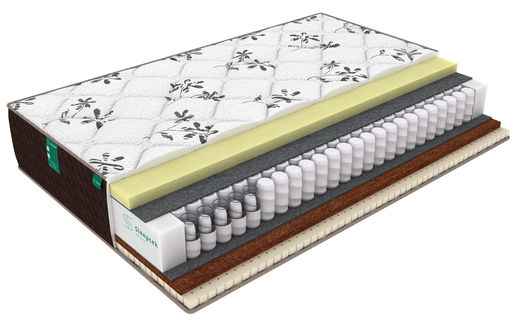 Матрас пружинный SLEEPTEK Duplex Memo LatexStrong 150х190, высота 23 см., Двусторонний с р
Матрас пружинный SLEEPTEK Duplex Memo LatexStrong 150х190, высота 23 см., Двусторонний с р