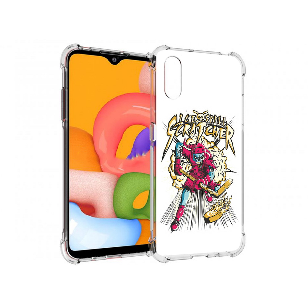 Чехол MyPads Tocco для Samsung Galaxy A01 нарисованный скелет хоккеист (PT144711.509.514), Прозрачный, Tocco
Чехол MyPads Tocco для Samsung Galaxy A01 нарисованный скелет хоккеист (PT144711.509.514), Прозрачный, Tocco