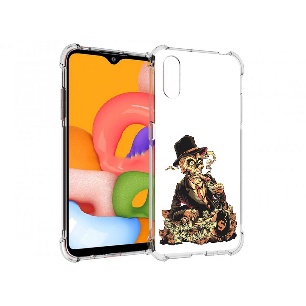Чехол MyPads Tocco для Samsung Galaxy A01 нарисованный череп с сигаретой, Прозрачный, Tocco
Чехол MyPads Tocco для Samsung Galaxy A01 нарисованный череп с сигаретой, Прозрачный, Tocco
