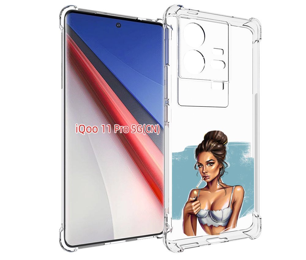 Чехол бампер MyPads девушка-с-зажигалкой для Vivo iQOO 11 Pro пр..., Прозрачный, Tocco
Чехол бампер MyPads девушка-с-зажигалкой для Vivo iQOO 11 Pro пр..., Прозрачный, Tocco