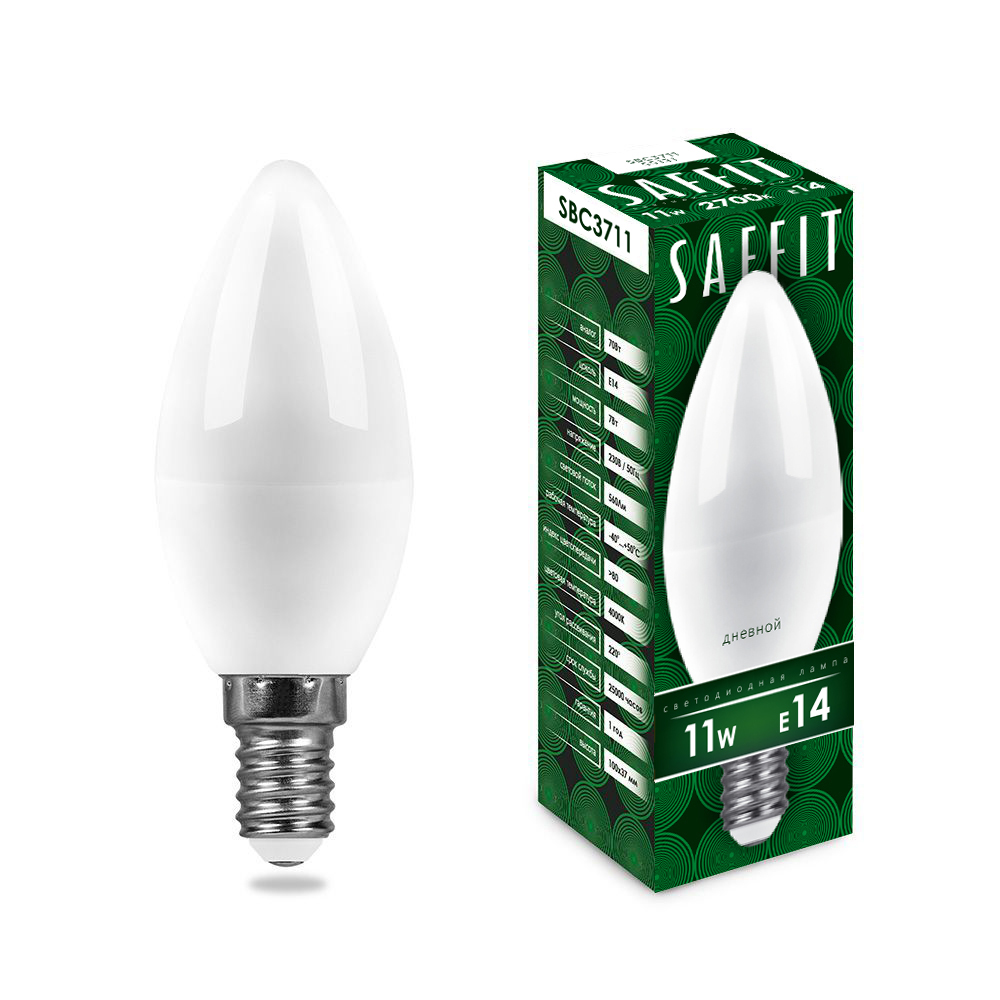 Лампочка светодиодная Saffit SBC3711, 11Вт E14 230V белый теплый, упаковка 10 шт., 55131, SBC3711
Лампочка светодиодная Saffit SBC3711, 11Вт E14 230V белый теплый, упаковка 10 шт., 55131, SBC3711