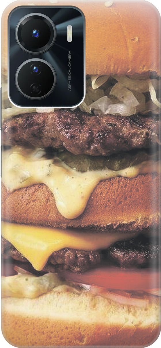 Силиконовый чехол на Vivo Y16 с принтом "Сочный бургер", Бежевый;коричневый, 157756
Силиконовый чехол на Vivo Y16 с принтом "Сочный бургер", Бежевый;коричневый, 157756