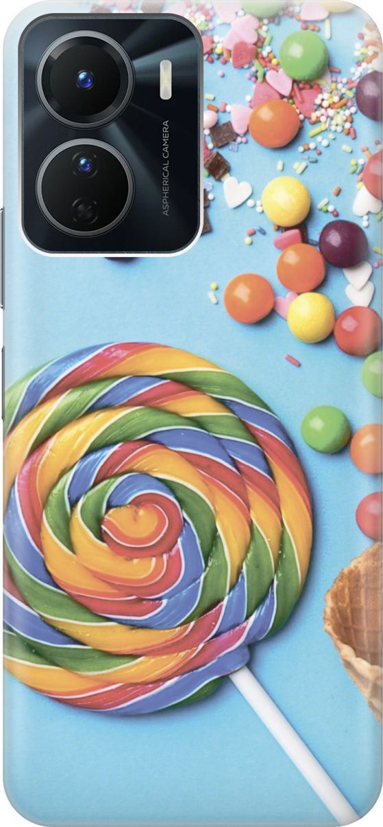 Силиконовый чехол на Vivo Y16 с эффектом блеска "Разноцветный леденец", Голубой;желтый, 157742
Силиконовый чехол на Vivo Y16 с эффектом блеска "Разноцветный леденец", Голубой;желтый, 157742