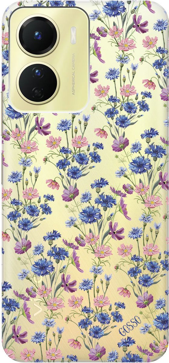 Силиконовый чехол на Vivo Y16 с 3D принтом "Lovely Cornflowers" прозрачный, Прозрачный;голубой, 157757
Силиконовый чехол на Vivo Y16 с 3D принтом "Lovely Cornflowers" прозрачный, Прозрачный;голубой, 157757
