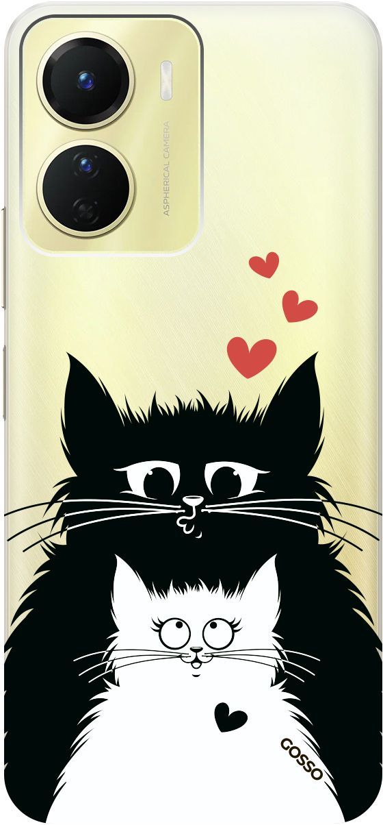 Силиконовый чехол на Vivo Y16 с 3D принтом "Cats in Love" прозрачный, Прозрачный;белый, 157757
Силиконовый чехол на Vivo Y16 с 3D принтом "Cats in Love" прозрачный, Прозрачный;белый, 157757