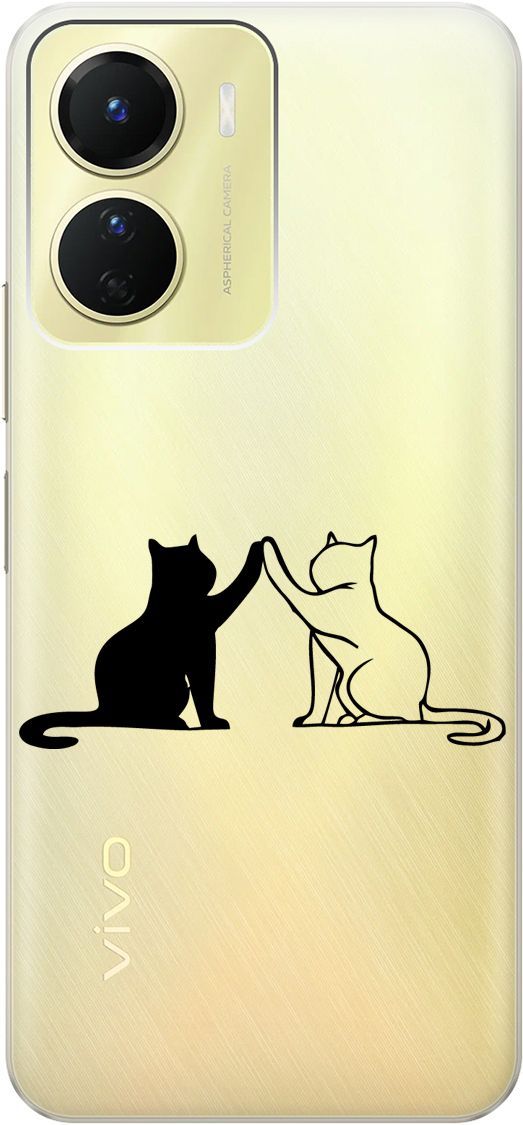 Силиконовый чехол на Vivo Y16 с 3D принтом "Cats" прозрачный, Прозрачный;черный, 157758
Силиконовый чехол на Vivo Y16 с 3D принтом "Cats" прозрачный, Прозрачный;черный, 157758