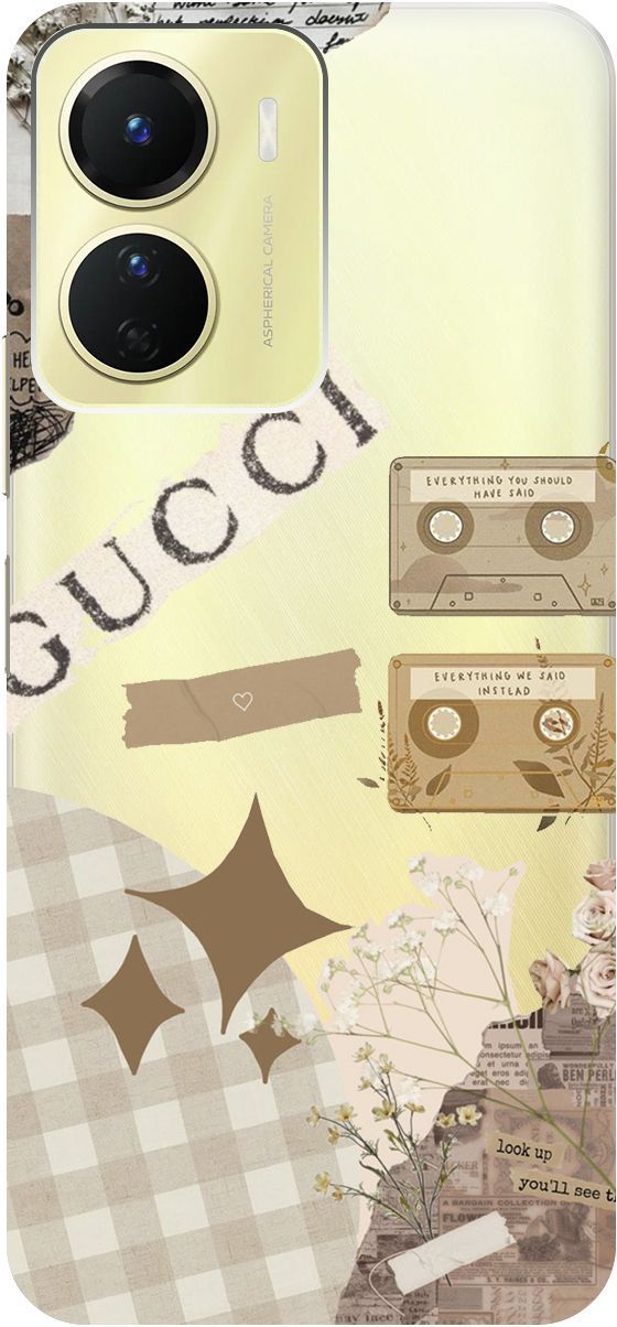 Силиконовый чехол на Vivo Y16 с 3D принтом "GUCCI Stickers" прозрачный, Прозрачный;бежевый, 157758
Силиконовый чехол на Vivo Y16 с 3D принтом "GUCCI Stickers" прозрачный, Прозрачный;бежевый, 157758