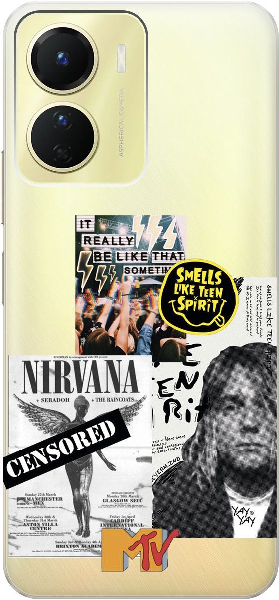Силиконовый чехол на Vivo Y16 с 3D принтом "Nirvana" прозрачный, Прозрачный;белый, 157758
Силиконовый чехол на Vivo Y16 с 3D принтом "Nirvana" прозрачный, Прозрачный;белый, 157758