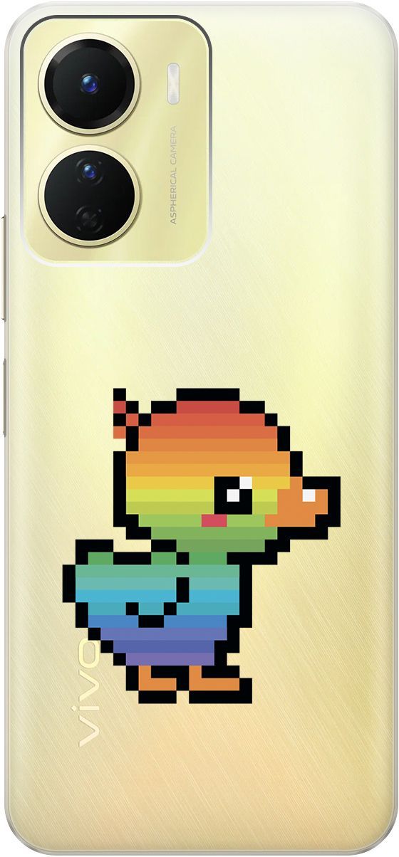 Силиконовый чехол на Vivo Y16 с 3D принтом "Pixel Duck" прозрачный, Прозрачный;желтый, 157758
Силиконовый чехол на Vivo Y16 с 3D принтом "Pixel Duck" прозрачный, Прозрачный;желтый, 157758