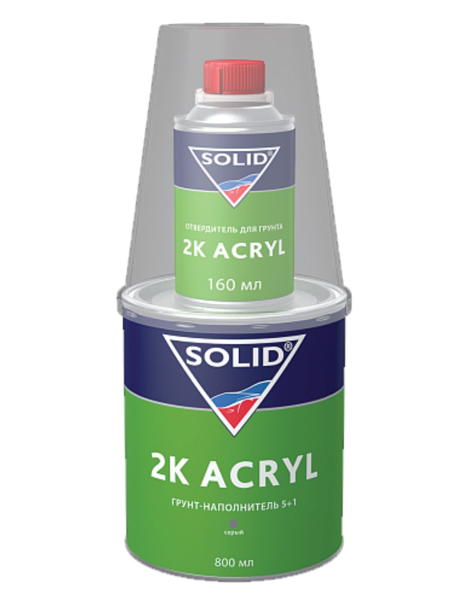 Грунт-наполнитель SOLID "2K ACRYL 5+1", акриловый, черный, банка 800 мл. и отвердитель, 331.0963
Грунт-наполнитель SOLID "2K ACRYL 5+1", акриловый, черный, банка 800 мл. и отвердитель, 331.0963