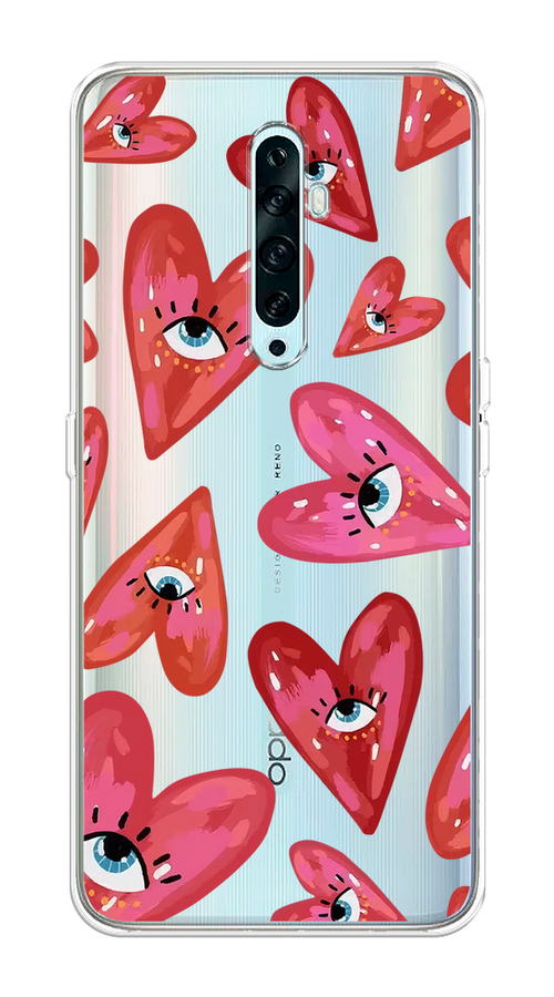 Чехол на Oppo Reno 2Z "Сердечки с глазами", Коричневый;красный;розовый, 251850-1
Чехол на Oppo Reno 2Z "Сердечки с глазами", Коричневый;красный;розовый, 251850-1