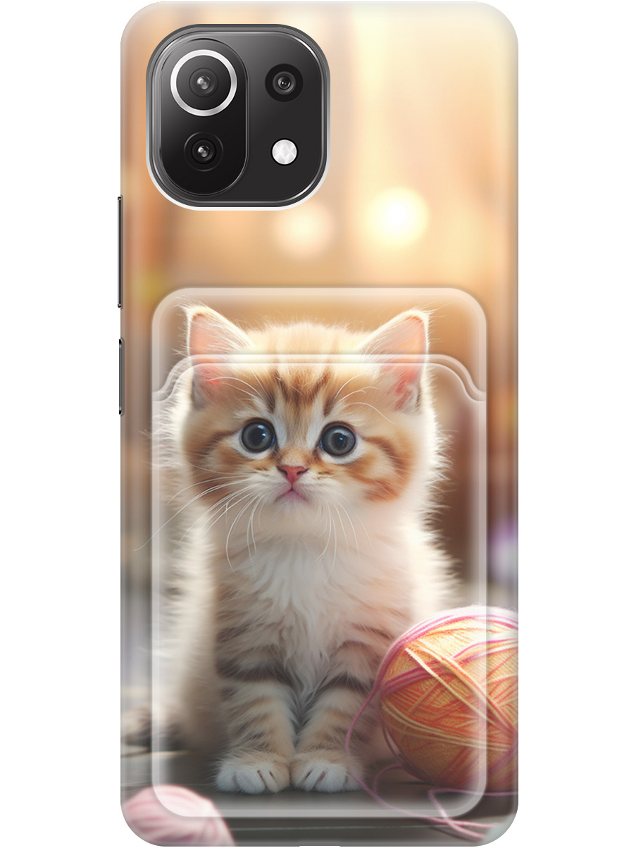 Силиконовый чехол на Xiaomi Mi 11 Lite / 11 Lite 5G с рисунком "Котик и нитки", Белый;желтый;розовый, 20012063
Силиконовый чехол на Xiaomi Mi 11 Lite / 11 Lite 5G с рисунком "Котик и нитки", Белый;желтый;розовый, 20012063