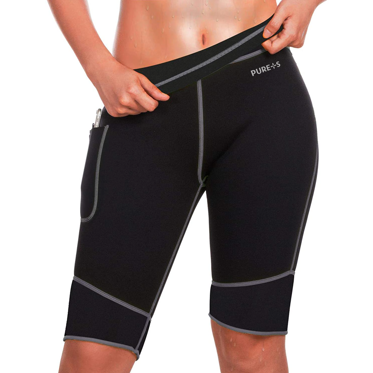 фото Неопреновые шорты для похудения, sauna leggings pure+s, размер m