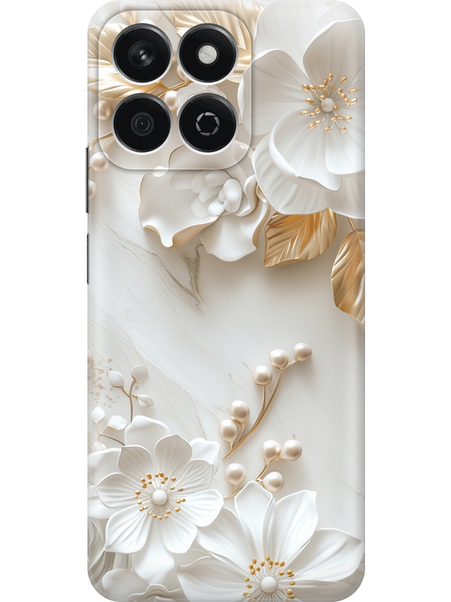 Силиконовый чехол на Honor X7C с принтом "Бело-золотые цветы", Прозрачный;золотистый;белый, 786720523
Силиконовый чехол на Honor X7C с принтом "Бело-золотые цветы", Прозрачный;золотистый;белый, 786720523