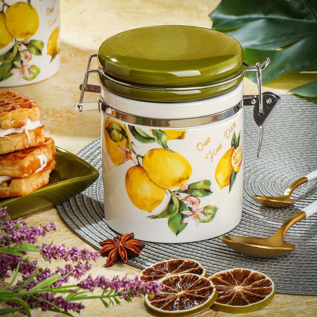 Банка для сыпучих продуктов Daniks Лучиано, керамика, 0,35 л, Белый;зеленый, Спектр-Емкости неполимерные2-2
Банка для сыпучих продуктов Daniks Лучиано, керамика, 0,35 л, Белый;зеленый, Спектр-Емкости неполимерные2-2