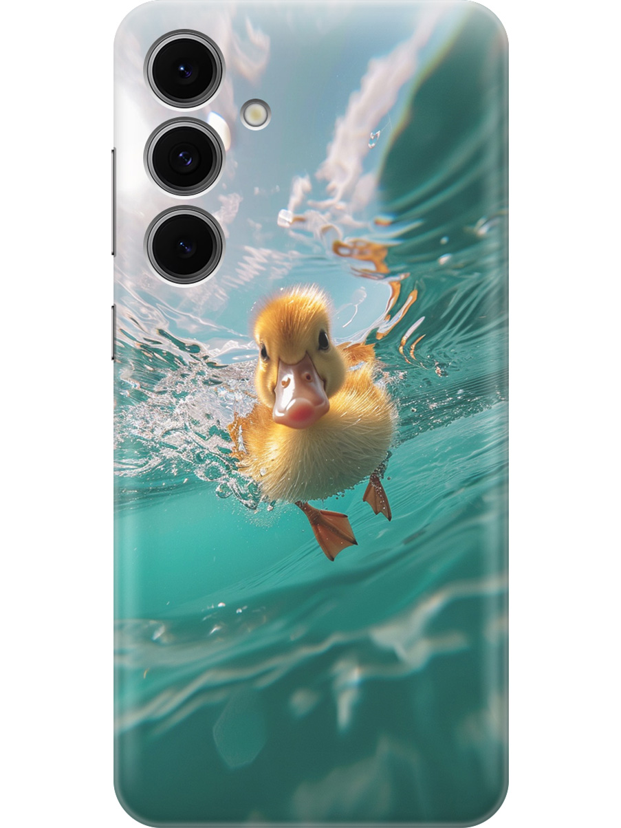 Силиконовый чехол на Samsung Galaxy S24 FE с принтом "Подводный утенок", Прозрачный;желтый;голубой, 786718112
Силиконовый чехол на Samsung Galaxy S24 FE с принтом "Подводный утенок", Прозрачный;желтый;голубой, 786718112