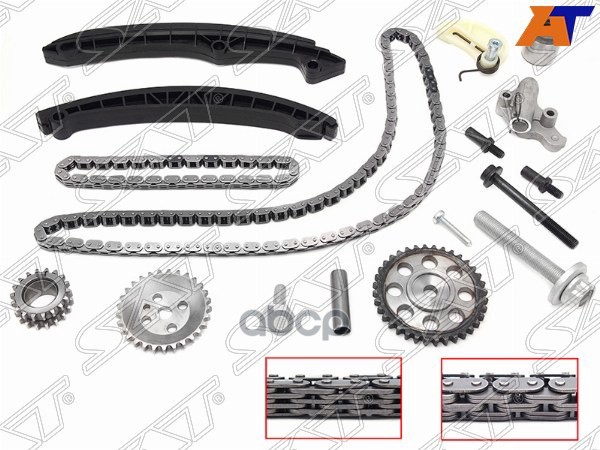 SAT Комплект цепи ГРМ 1.4TSI BLG(170)/1.4TSI BMY(140) Audi A1 11-/SKODA Fabia 11-/VAG Polo
SAT Комплект цепи ГРМ 1.4TSI BLG(170)/1.4TSI BMY(140) Audi A1 11-/SKODA Fabia 11-/VAG Polo