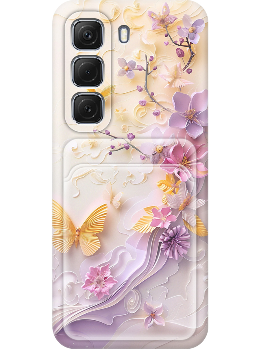 Силиконовый чехол на Infinix Hot 50 4G с принтом "Оранжевые бабочки" с карманом для карты, Прозрачный;белый;оранжевый;фиолетовый, 786718723
Силиконовый чехол на Infinix Hot 50 4G с принтом "Оранжевые бабочки" с карманом для карты, Прозрачный;белый;оранжевый;фиолетовый, 786718723