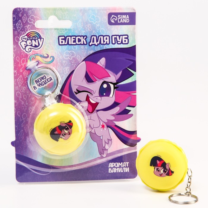 Блеск для губ Hasbro детский в макаруне Искорка, с ароматом ванили, My Little Pony, Желтый
Блеск для губ Hasbro детский в макаруне Искорка, с ароматом ванили, My Little Pony, Желтый
