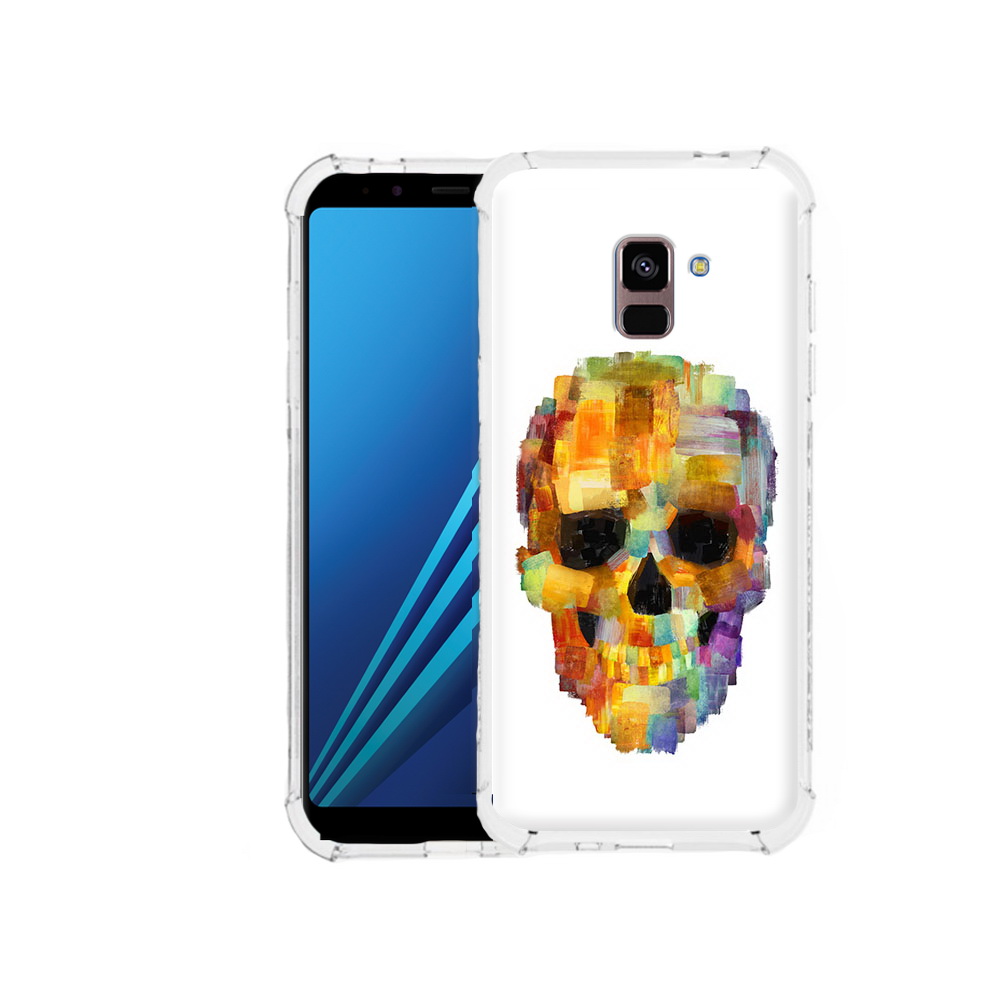 Чехол MyPads Tocco для Samsung Galaxy A8 Plus нарисованный череп (PT119249.593.516), Tocco 
Чехол MyPads Tocco для Samsung Galaxy A8 Plus нарисованный череп (PT119249.593.516), Tocco