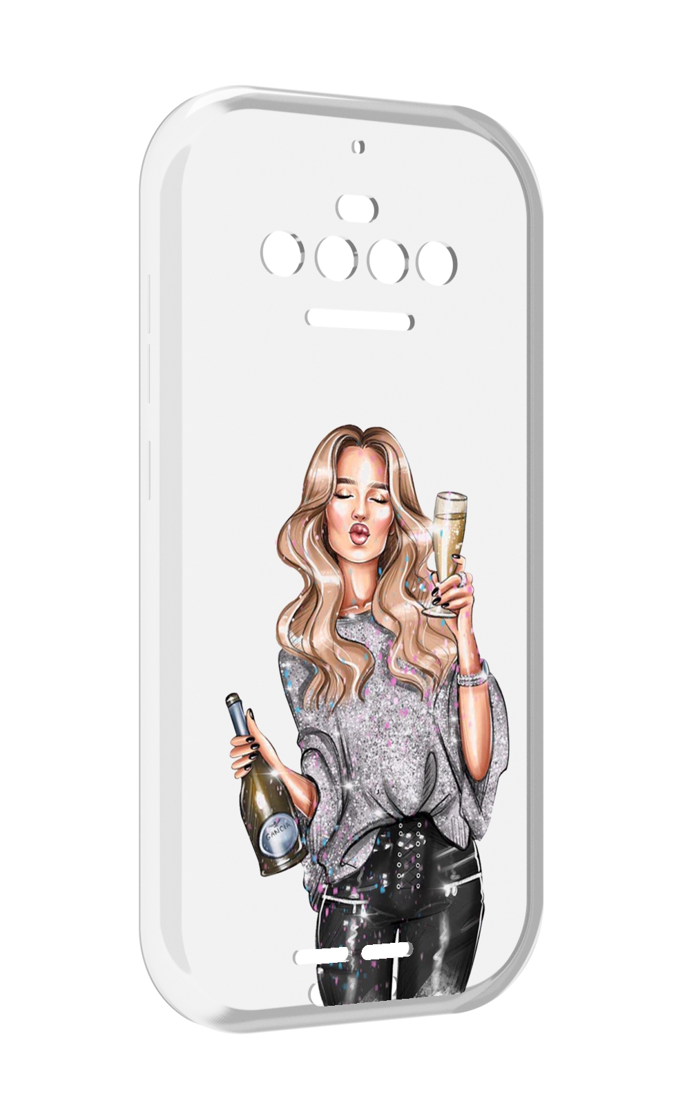 Чехол MyPads красивая-любительница-шампанского женский для Oukitel F150 R2022, Прозрачный, Tocco
Чехол MyPads красивая-любительница-шампанского женский для Oukitel F150 R2022, Прозрачный, Tocco